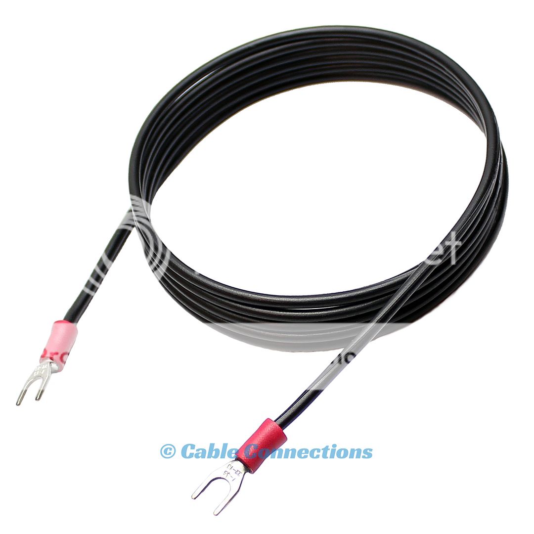 2M TURNTABLE EARTH/GROUND WIRE RECORD DECK GROUNDED CABLE LEAD STOP